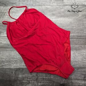 Shekini Cross Strap One Piece Swimsuit Size S